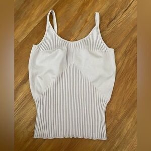 90’s Privilege Paris Lavender Silk Ribbed Tank Sweater M